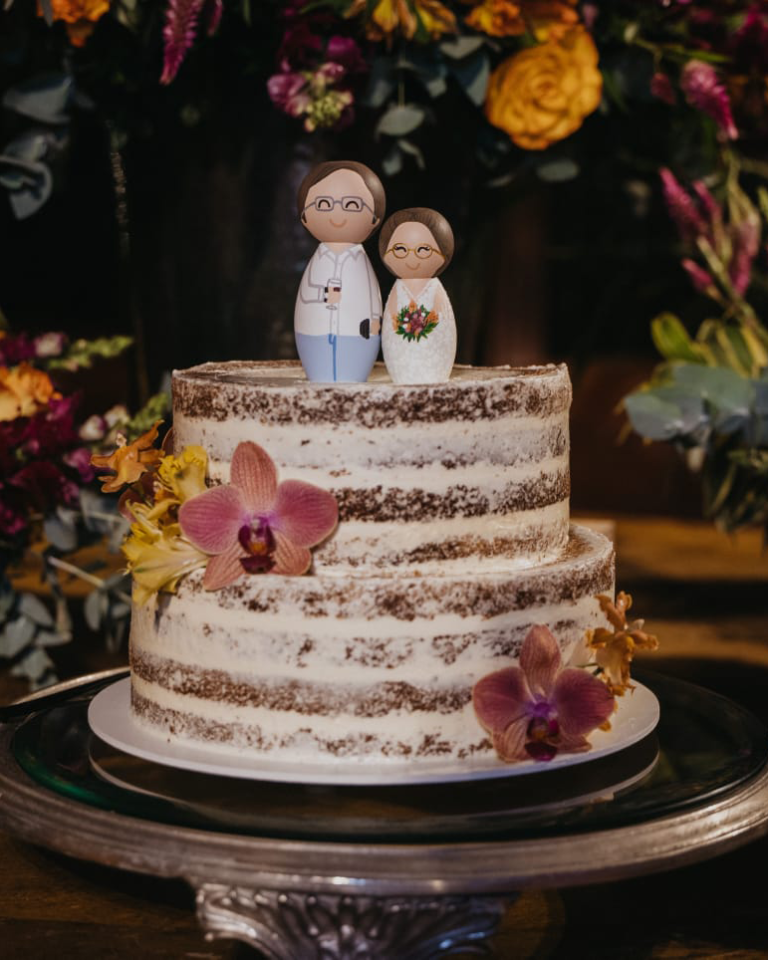 Bolo do Casamento de Bruna e Wakita